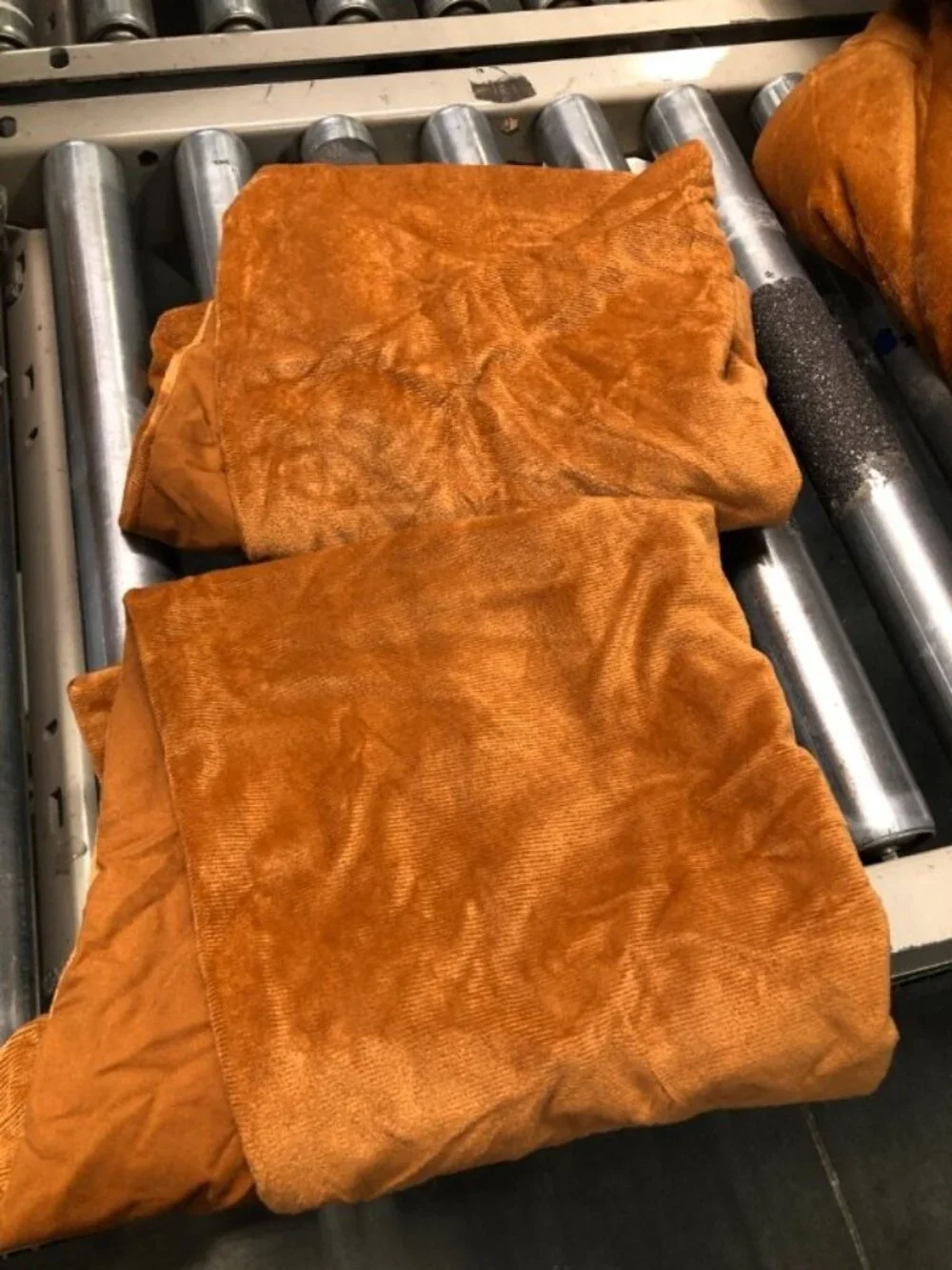 Luxlovery Pumpkin Velvet Comforter Set Full Rust Flannel Bedding Comforter Set